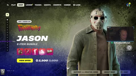 🔴 #Live [GR/CY/EN/BG] 🎮:Fortnite dike mu!! | Follow @ social: @DJCokeOfficial | !addme !social |