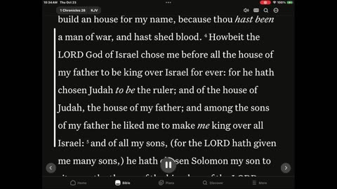 1 Chronicles 29 chapters auto read