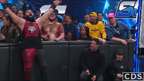 Jacob Fatu vs Braun Strowman Last Man Standing Smackdown Highlights