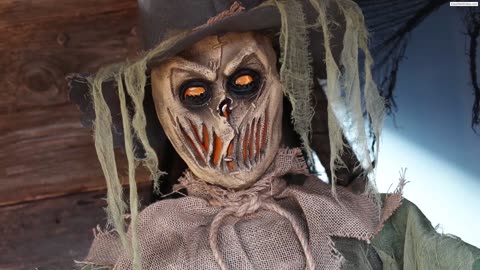 TT59506 - 6 Ft Animated Inferno Scarecrow - Morris Costumes