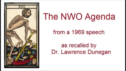 The NWO Agenda - as revealed by Dr Richard Day in 1969 1080p