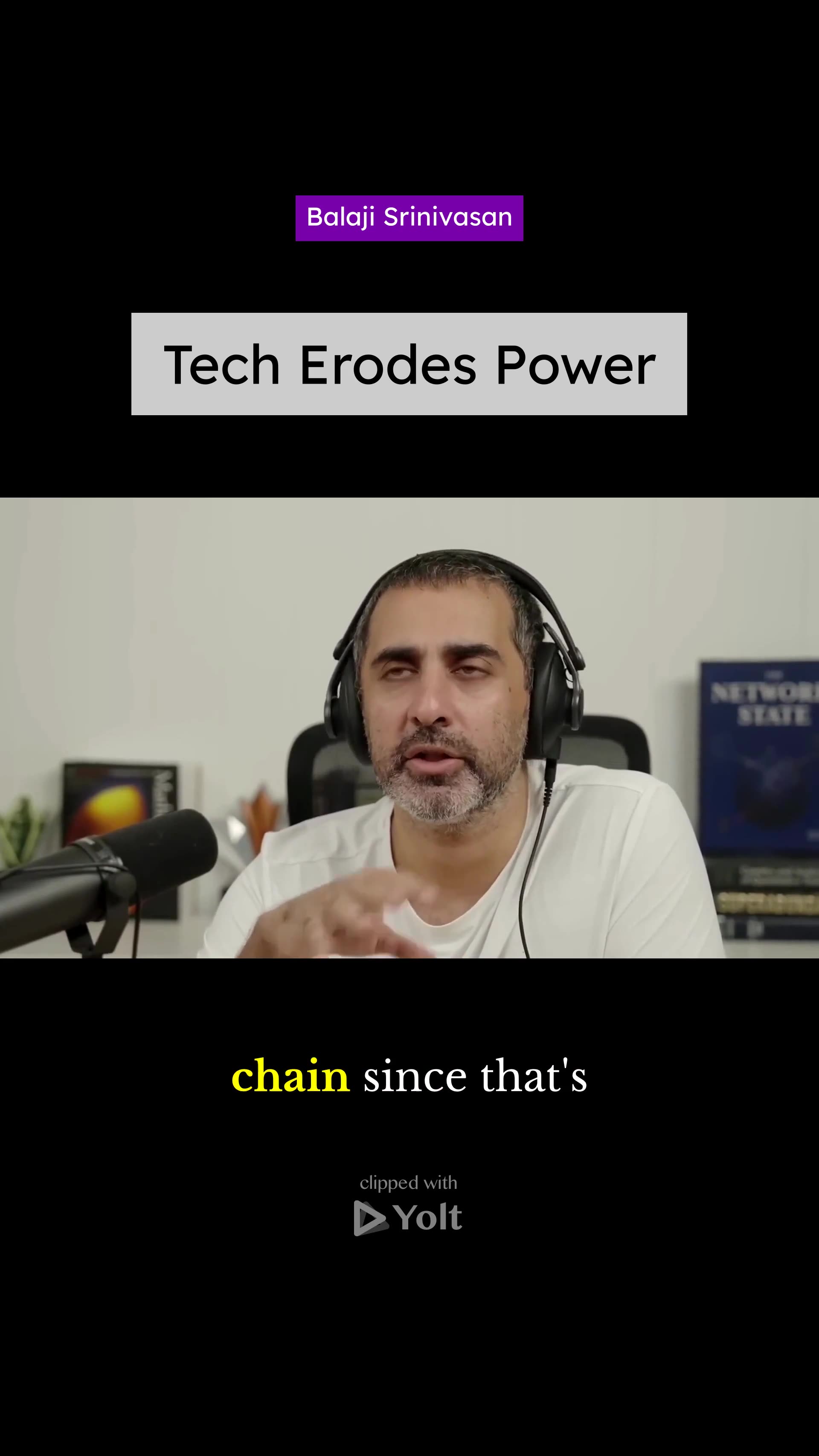 AI, Crypto: New Power Centers - Balaji Srinivasan #disruption #ai #drones #crypto #technology