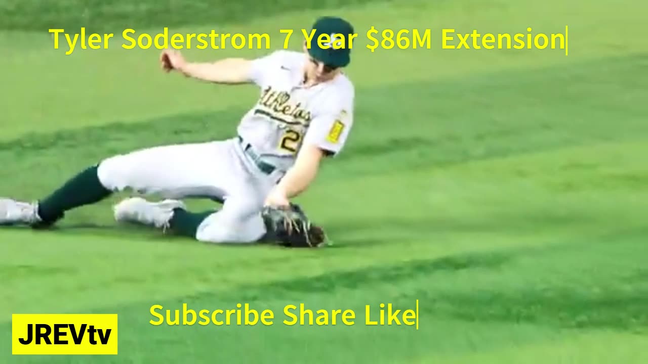 LAS VEGAS A's BASEBALL'S NEXT DYNASTY TYLER SODERSTROM 7YRS $86Million Ext