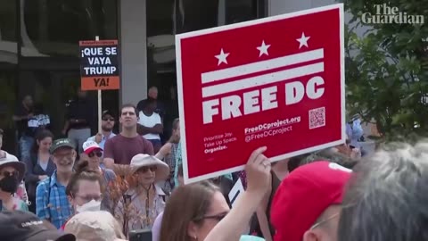 Washington DC protests erupt after Trump seizes control of police and deploys troops