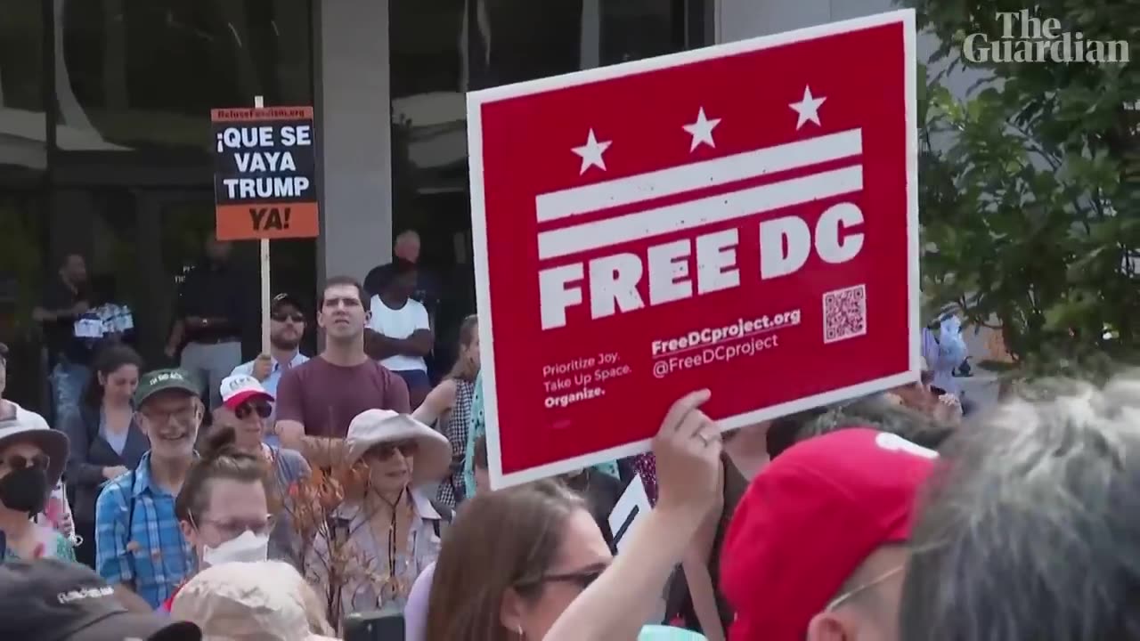 Washington DC protests erupt after Trump seizes control of police and deploys troops