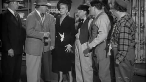 E121. Hugs and Mugs - Shemp Howard Era - 1950