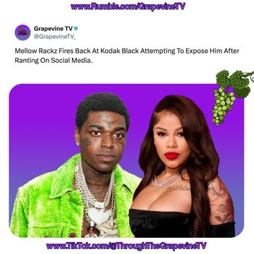 Mellow Rackz Fires Back At Kodak Black Attempting To Expose Him After Ranting On Social Media.