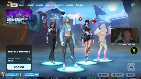 🔴 #Live [GR/CY/EN/BG] 🎮:Fortnite dike mu!! | Follow @ social: @DJCokeOfficial | !addme !social |