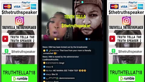 LIYAH THE DOLL SATURDAY AFTERNOON LIVE LINES & READS BRANDON KEYZZ FOR FILTH