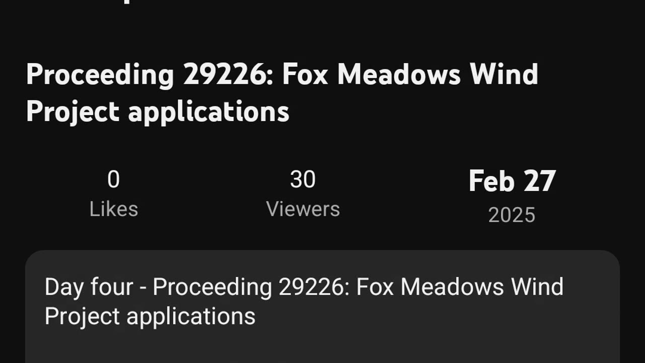 AUC Proceeding #29226 Fox Meadows Wind Day 4 part 3