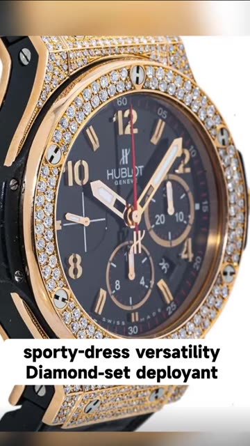 Hublot Big Bang 301.PX.130.RX.174 Diamonds 18K Rose Gold Mens Watch 45MM