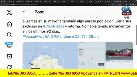 01/27/2025 Estados Unidos se acerca al caribe y Cuba se hunde.