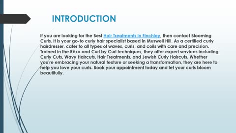 Looking for the best Hair Treatments in Finchley