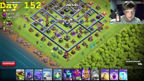 Day 152 of Clash of Clans. [#clashofclans, #coc, #day152]