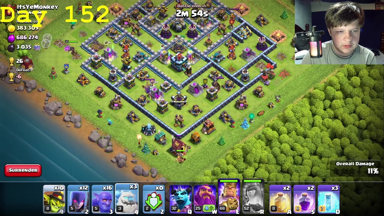 Day 152 of Clash of Clans. [#clashofclans, #coc, #day152]