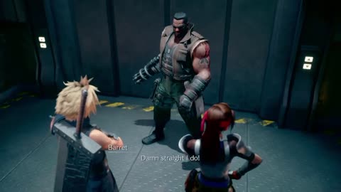 Final Fantasy VII Remake (EDITED) - Cloud tells Barett
