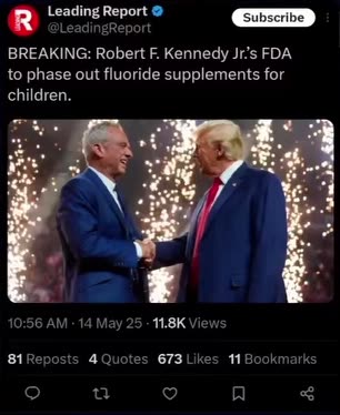 🔥 RFK Jr.’s FDA BANS Fluoride for Kids: A WIN for Health Freedom & Natural Parenting