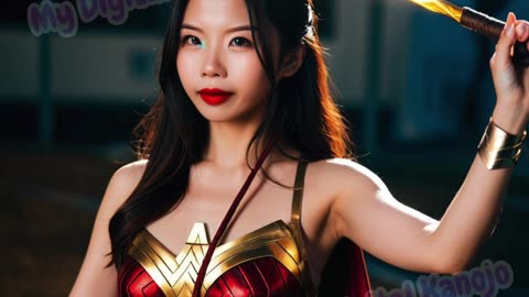 [4k] AI Lookbook - Yi Yi’s DC Cosplay – Can You Guess the Characters? | 儀儀 DC 角色Cosplay - 你能猜出角色吗