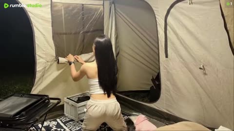 Very Heavy Rain and Flood‼ Solo Camping in Heavy Rain 🌧 RELAXING IN THE TENT WITH MYDOG 🐶 ASMR