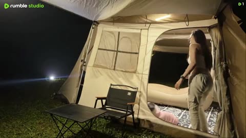Very Heavy Rain and Flood‼ Solo Camping in Heavy Rain 🌧 RELAXING IN THE TENT WITH MYDOG 🐶 ASMR