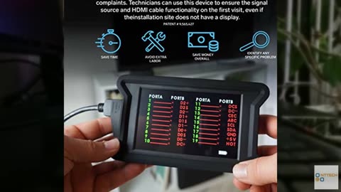 STEREN Handheld, Portable, HDMI Tester with HD LCD Display and Audio - 1080p Ful