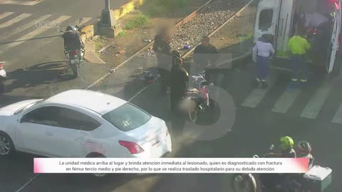 Accidente choque con lesionados | #C5CorazónDeLaCDMX
