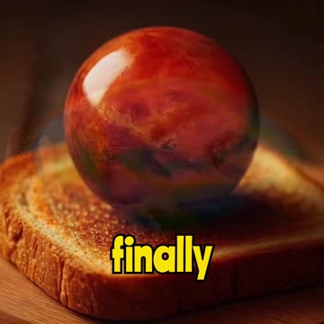 Spreading Planets on Toast 🌍🔥🧊 Why Does This Look So Good?! #AIFood #SpaceOnToast #OddlySatisfying