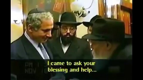 ✡️ THROWBACK: Rabbi instructs Netanyahu to prepare conditions for