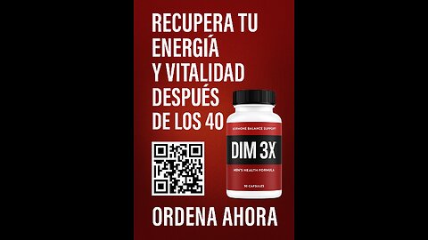 Recupera tu energía y vitalidad después de los 40 – Descubre DIM 3X