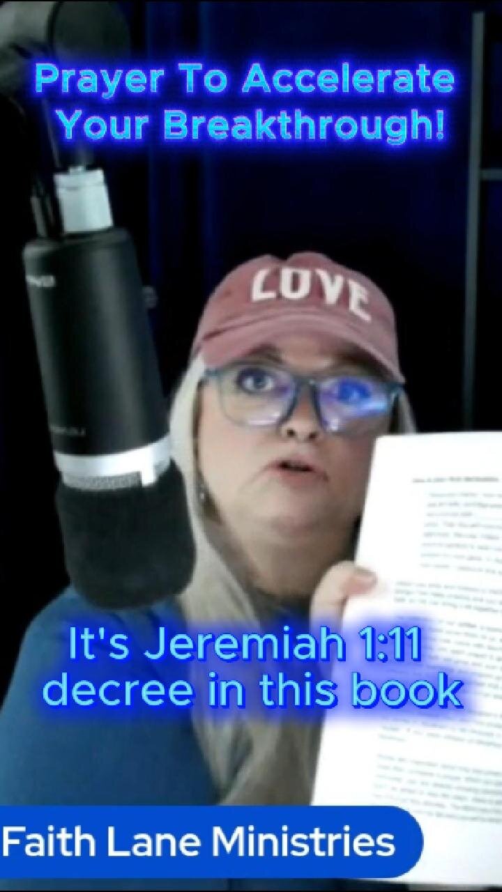 Prayer Decree To Accelerate Your Breakthrough!