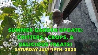 Summer Garden Update: Critters, Crops, & Delicious Treats!