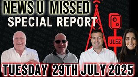 DAILY NEWS SPECIAL REPORT WITH CHARLIE WARD, PAUL BROOKER & MARK STEELE 29TH JULY 2025