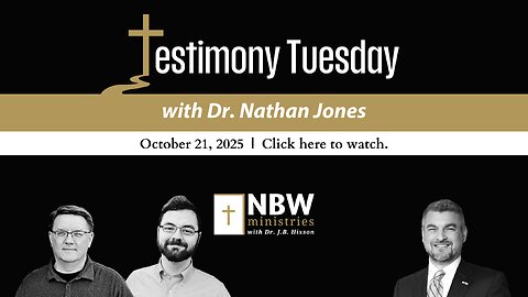 1346. Testimony Tuesday with Dr. Nathan Jones
