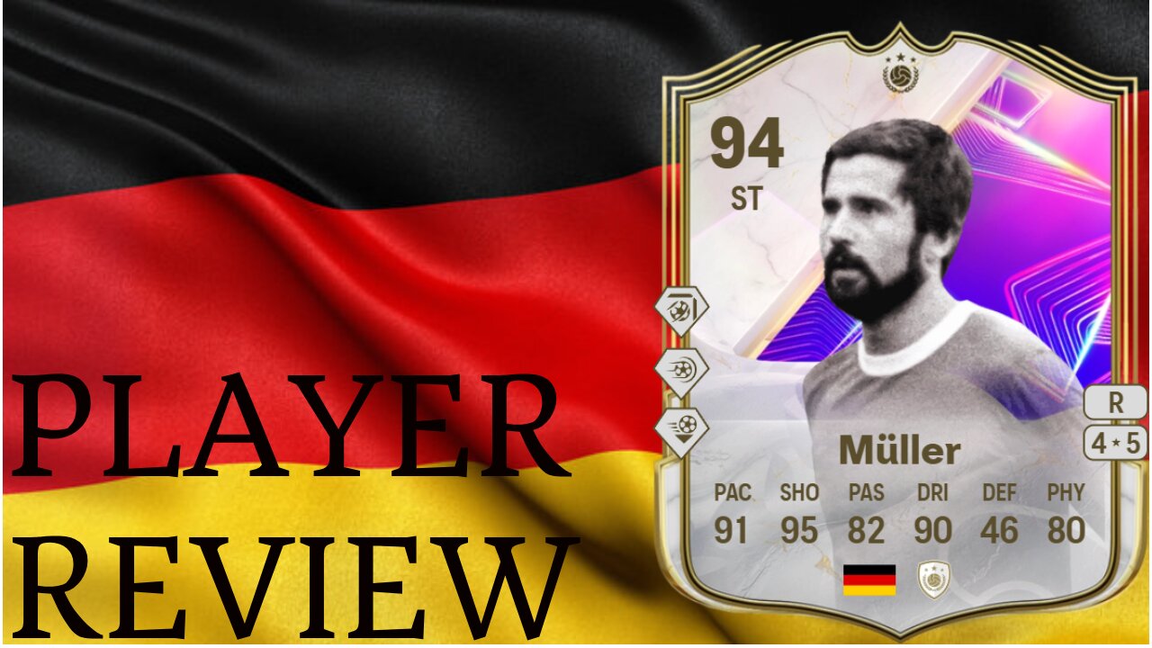 94 UEFA DREAMCHASERS ICON MULLER SBC PLAYER REVIEW! FC 25 ULTIMATE TEAM