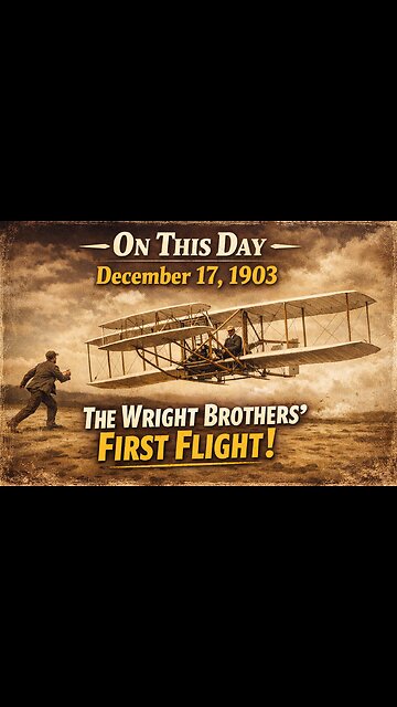 December 17, 1903: The Flight That Started It All