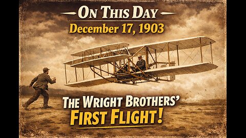 December 17, 1903: The Flight That Started It All