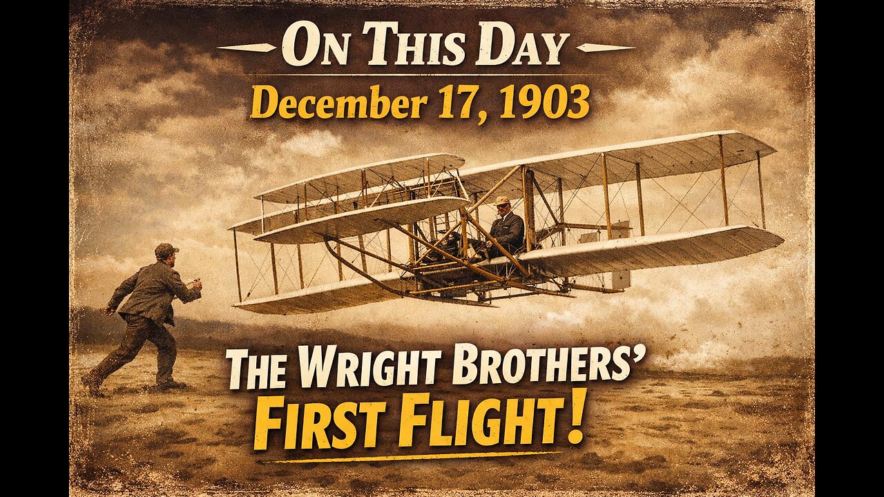 December 17, 1903: The Flight That Started It All