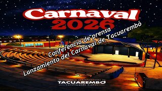 Conferencia de prensa lanzamiento del Carnaval 2026 en Tacuarembó (29/12/2025)