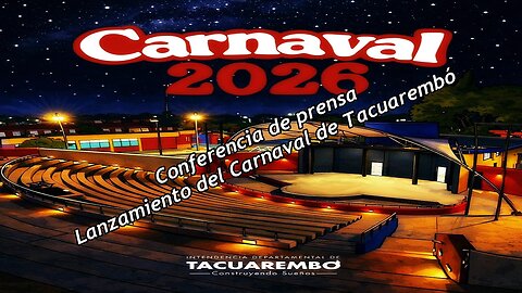 Conferencia de prensa lanzamiento del Carnaval 2026 en Tacuarembó (29/12/2025)