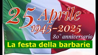La festa della barbarie - 26 aprile 2025