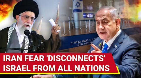 Iran CUTS OFF Israel From Entire World; Ben Gurion Airport Shut Down, All Flights Cancelled