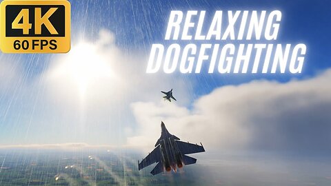 Do you wanna relax? | Relaxing Dogfighting on a Rainy Earth-Like Planet with a Colossal Moon