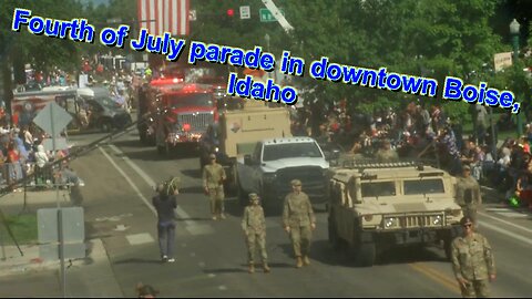 Fourth of July parade in downtown Boise, Idaho - July 4, 2025