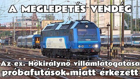 2025.06.04. Az igazi meglepetés! A harmadik Henschel mozdony Budapest könyéki csavargása. Próbamenet
