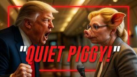 "Quiet Piggy!" Trump Shushes Obnoxious Reporter On Air Force One After Answering Epstein Question!