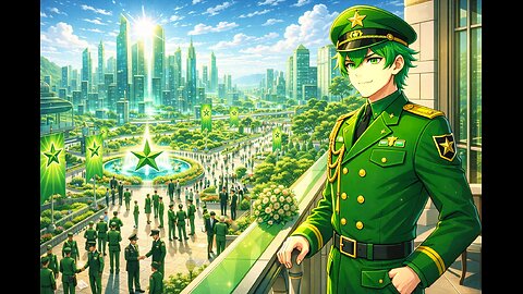 Green Protocol | Star Regime Anthem — X Vice Colonel Starbeam & the Future City of Starrup (SUNO AI)