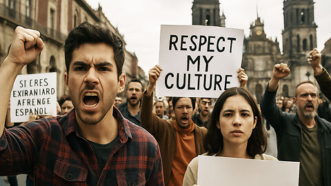 Mexicans in Mexico City are out protesting AGAINST Americans immigrating to Mexico?