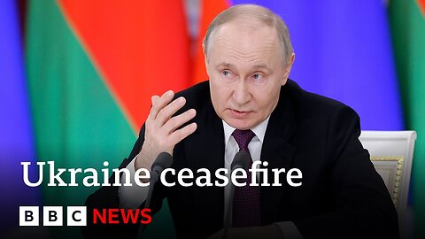 Russia agrees with Ukraine peace proposal, but says it should lead to 'enduring peace' | BBC News