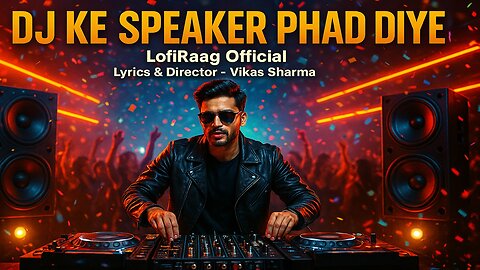 DJ Ke Speaker Phad Diye | Viral Party Song 2025 | Indian Dance Song | Viral Hindi Song | LofiRaag 🔥🎉