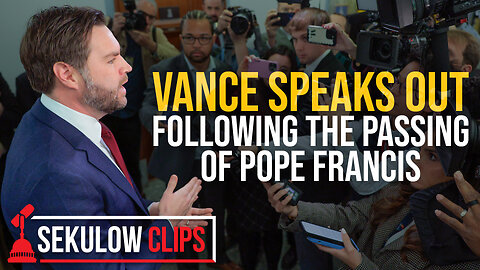 Vance Speaks Out Following the Passing of Pope Francis